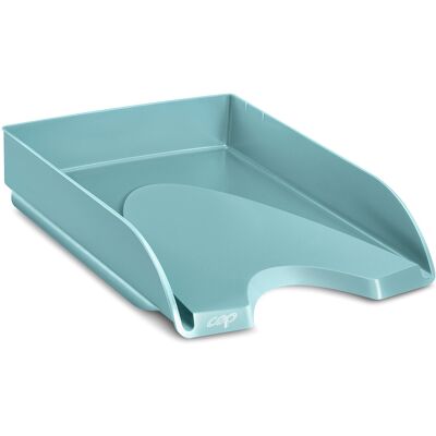 Bandeja De Secretaria Cep Riviera Plastico Cor Verde Agua 348X257X66 Mm - CEP Bandeja De Secretaria Cep Riviera Plastico Cor Verde Agua 348X257X66 Mm - CEP