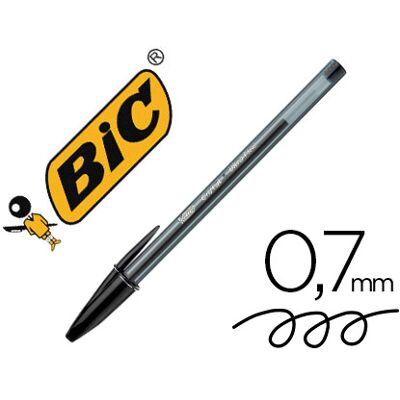 Esferografica Bic Cristal Ultrafine Ponta Forma Agulha 0,7 Mm Preta - BIC Esferografica Bic Cristal Ultrafine Ponta Forma Agulha 0,7 Mm Preta - BIC