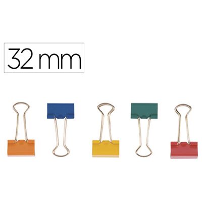 Mola Metalica Reversivel N.3 32 Mm Caixa De 10 Unidades Cores Sortidas - Q-CONNECT Mola Metalica Reversivel N.3 32 Mm Caixa De 10 Unidades Cores Sortidas - Q-CONNECT