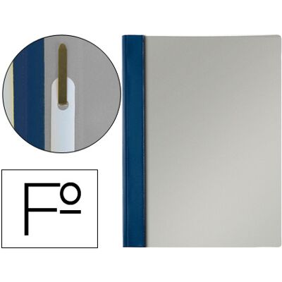 Bolsa Dossier Esselte Fastener Pvc Folio Azul Marinho - ESSELTE Bolsa Dossier Esselte Fastener Pvc Folio Azul Marinho - ESSELTE