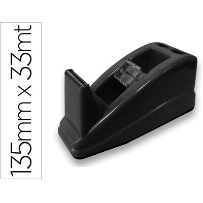 Desenrolador Secretaria Q-Connect Plastico Para Fitas De 33 Mt Cor Preto 135X58X60 Mm - Q-CONNECT Desenrolador Secretaria Q-Connect Plastico Para Fitas De 33 Mt Cor Preto 135X58X60 Mm - Q-CONNECT