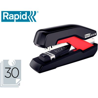 Agrafador So30C Plastico (Preto/Vermelho) - RAPID Agrafador So30C Plastico (Preto/Vermelho) - RAPID