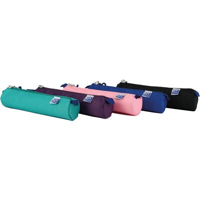 Estojo Escolar Oxford Kangoo Teens Redondo Pequeno Cores Sortidas 220X45X45 Mm - OXFORD Estojo Escolar Oxford Kangoo Teens Redondo Pequeno Cores Sortidas 220X45X45 Mm - OXFORD