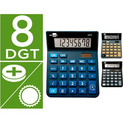 Calculadora De Secretaria Xf19 8 Digitos Solar E Pilhas Expositor De 10 Unidades Cores Sortidas Calculadora De Secretaria Xf19 8 Digitos Solar E Pilhas Expositor De 10 Unidades Cores Sortidas
