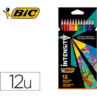 Lapis De Cores Intensity Caixade 12 Unidades Cores Sortidas - BIC Lapis De Cores Intensity Caixade 12 Unidades Cores Sortidas - BIC