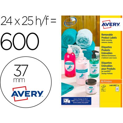 Etiqueta Adesiva Avery Branca Redonda Removivel Para Impressora Laser Injeção De Tinta E Fotocopiado Etiqueta Adesiva Avery Branca Redonda Removivel Para Impressora Laser Injeção De Tinta E Fotocopiado