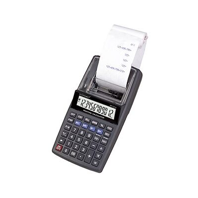 Calculadora c/ Impressao de Papel 12 Digitos (Preto) - Q-CONNECT Calculadora c/ Impressao de Papel 12 Digitos (Preto) - Q-CONNECT