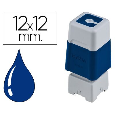 Carimbo PR-1212E6P 12x12 mm (Azul) - BROTHER Carimbo PR-1212E6P 12x12 mm (Azul) - BROTHER