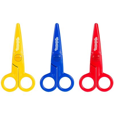 COLORINO Tesoura Plástico 12.5 cm 3 Sort. COLORINO Tesoura Plástico 12.5 cm 3 Sort.