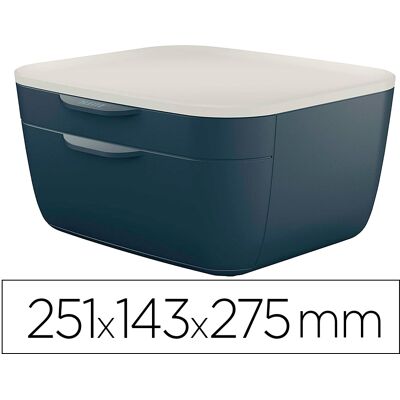 Modulo De Gavetas Para Secretaria Cosy 2 Gavetas - LEITZ Modulo De Gavetas Para Secretaria Cosy 2 Gavetas - LEITZ