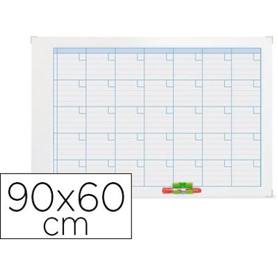 Planning Magnetico Nobo Mensal Moldura Metalico - NOBO Planning Magnetico Nobo Mensal Moldura Metalico - NOBO