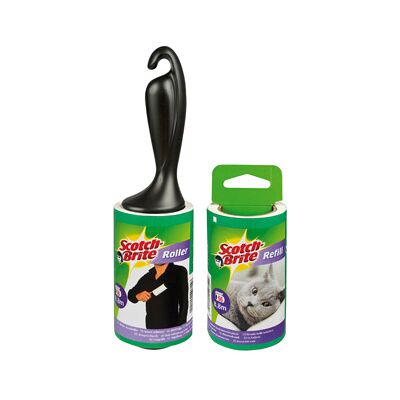 Rolo Anti Borboto Com Suporte Ergonomico E Folhas Pre cortadas 56 Usos - 3M Rolo Anti Borboto Com Suporte Ergonomico E Folhas Pre cortadas 56 Usos - 3M
