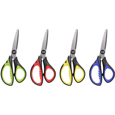 Blister Tesoura Pega Borracha 13.8 cm 4 Sort. - COLORINO Blister Tesoura Pega Borracha 13.8 cm 4 Sort. - COLORINO