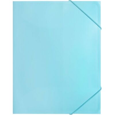Capa Elásticos A4 Azul Pastel - COLORINO Capa Elásticos A4 Azul Pastel - COLORINO