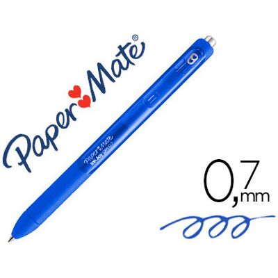 PAPERMATE Caneta Paper Mate Inkjoy Retratil Gel Pen Traço 0,7 mm Azul PAPERMATE Caneta Paper Mate Inkjoy Retratil Gel Pen Traço 0,7 mm Azul