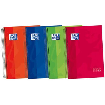 Caderno Espiral Oxford Capa Extradura Microperfurado A4 120F 90g Horizontal Caderno Espiral Oxford Capa Extradura Microperfurado A4 120F 90g Horizontal