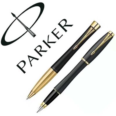 Conjunto Caneta de Tinta Permanente + Esferográfica Urban Preto - PARKER Conjunto Caneta de Tinta Permanente + Esferográfica Urban Preto - PARKER