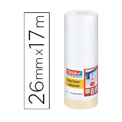 Fita Adesiva Masking Film 17m x 2600mm - TESA Fita Adesiva Masking Film 17m x 2600mm - TESA