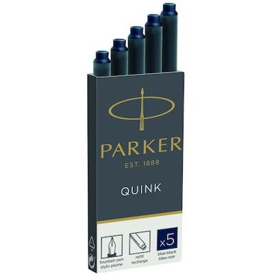 Pack 5x Recargas p/ Canetas Parker (Preto/Azul) - PARKER Pack 5x Recargas p/ Canetas Parker (Preto/Azul) - PARKER