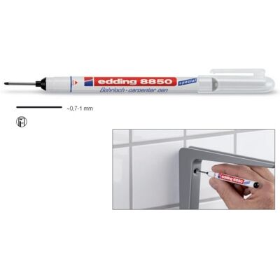 Marcador Ponta Longa p/ Bricolage (0,7~1mm) - Edding 8850 Marcador Ponta Longa p/ Bricolage (0,7~1mm) - Edding 8850