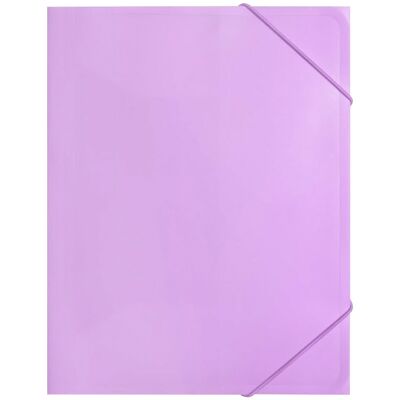Capa Elásticos A4 Roxo Pastel - COLORINO Capa Elásticos A4 Roxo Pastel - COLORINO