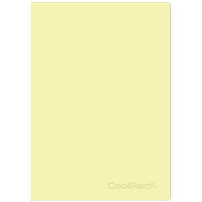 Caderno A5 Quad. PP Pastel Powder Yellow - COOLPACK Caderno A5 Quad. PP Pastel Powder Yellow - COOLPACK
