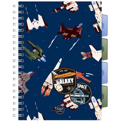 Caderno A5 Quadr. c/ Sep. Space Adventure - COOLPACK Caderno A5 Quadr. c/ Sep. Space Adventure - COOLPACK