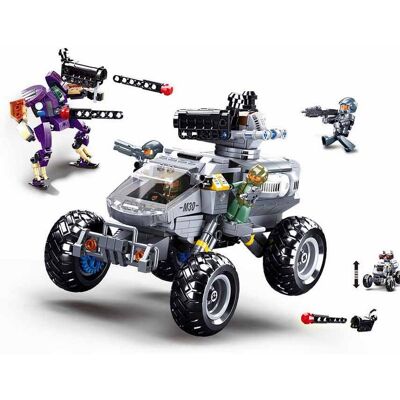 Sluban - Atomic Storm Fire Rain Infantry - Prata - 55 peças - Building toy Sluban - Atomic Storm Fire Rain Infantry - Prata - 55 peças - Building toy