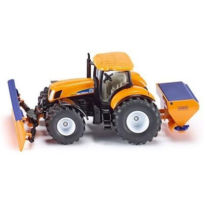 Tractor com Distribuidor de Sal e Placa Niveladora - SIKU Tractor com Distribuidor de Sal e Placa Niveladora - SIKU
