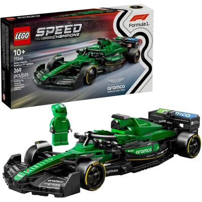 Speed Champions: Carro de Corrida Aston Martin Aramco F1 AMR24 - LEGO Speed Champions: Carro de Corrida Aston Martin Aramco F1 AMR24 - LEGO