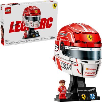 Editions F1: Capacete Scuderia Ferrari HP de Charles Leclerc - LEGO Editions F1: Capacete Scuderia Ferrari HP de Charles Leclerc - LEGO