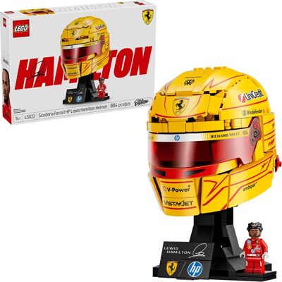 Editions F1: Capacete Scuderia Ferrari HP de Lewis Hamilton - LEGO Editions F1: Capacete Scuderia Ferrari HP de Lewis Hamilton - LEGO