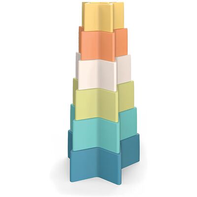 Torre Empilhar Estrelinhas 6 Pcs Bio Plástico Giros - GIROS Torre Empilhar Estrelinhas 6 Pcs Bio Plástico Giros - GIROS