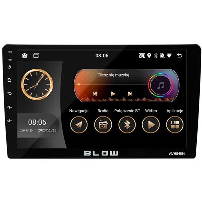 Radio Blow AVH-9991 - Rádio de carro Android 9" com WiFi & GPS Radio Blow AVH-9991 - Rádio de carro Android 9" com WiFi & GPS