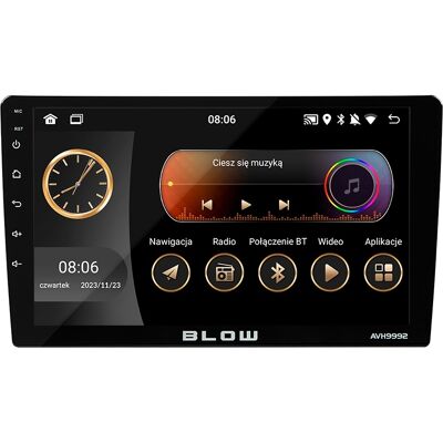 Rádio BLOW AVH-9992 - Android Auto, WiFi, GPS, CarPlay Rádio BLOW AVH-9992 - Android Auto, WiFi, GPS, CarPlay