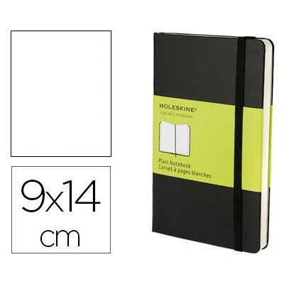 Livro de Apontamentos Moleskine 9 X14 cm Liso 192F Capa Dura Preto Fecho Elastico Livro de Apontamentos Moleskine 9 X14 cm Liso 192F Capa Dura Preto Fecho Elastico