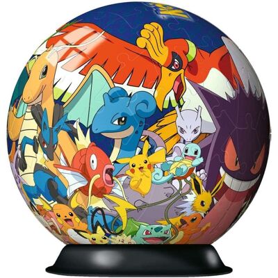 Puzzle-Ball 3D Pokémon (72 Peças) - RAVENSBURGER Puzzle-Ball 3D Pokémon (72 Peças) - RAVENSBURGER