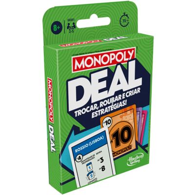 Jogo Monopoly Deal - HASBRO Jogo Monopoly Deal - HASBRO