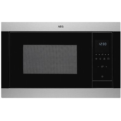 Microondas Encastre 900W c/ Grill 1000W 23L (Inox) - AEG Microondas Encastre 900W c/ Grill 1000W 23L (Inox) - AEG