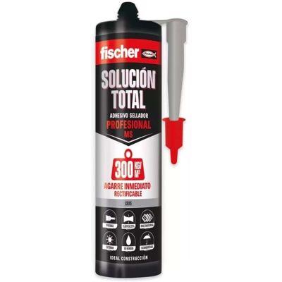 Solução Total Ultra Agarra Cinzento - 290 ml Fischer 572471 Solução Total Ultra Agarra Cinzento - 290 ml Fischer 572471
