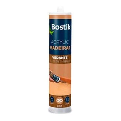 Cola e Veda - Vedante Acrílico P/Madeira Carvalho 300ml Bostik Cola e Veda - Vedante Acrílico P/Madeira Carvalho 300ml Bostik