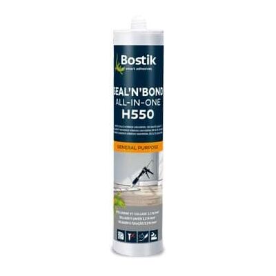 Cola e Veda - H550 Seal’N’Bond ALL-In-One Branca 290ml Bostik Cola e Veda - H550 Seal’N’Bond ALL-In-One Branca 290ml Bostik