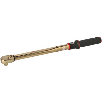Chaves dinamométricas ajustáveis mecânicas sem faíscas com escala de janela e cabeça de roquete fixa em bronze de alumínio 24 N.m-670 N.m Bahco NS041- Chaves dinamométricas ajustáveis mecânicas sem faíscas com escala de janela e cabeça de roquete fixa em bronze de alumínio 24 N.m-670 N.m Bahco NS041-
