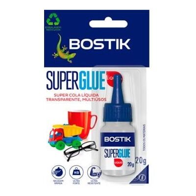 Super Cola LIQ Cianocrilato Superglue 20G Bostik Super Cola LIQ Cianocrilato Superglue 20G Bostik