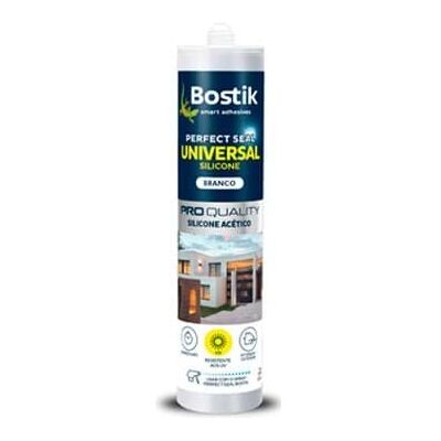 Cola e Veda - Perfect Seal Silicone Universal Transparente 280ml Bostik Cola e Veda - Perfect Seal Silicone Universal Transparente 280ml Bostik