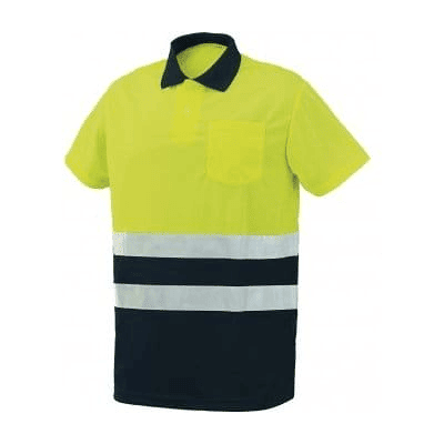 Polo Manga Curta AV 8470 amarelo/verde Industrial Starter 8584038-L Polo Manga Curta AV 8470 amarelo/verde Industrial Starter 8584038-L