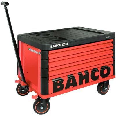 Baús superiores para cubo de arrumação E87 Premium com 4 gavetas - 564 mm x 692 mm x 510 mm Bahco 1487K4BKW Baús superiores para cubo de arrumação E87 Premium com 4 gavetas - 564 mm x 692 mm x 510 mm Bahco 1487K4BKW