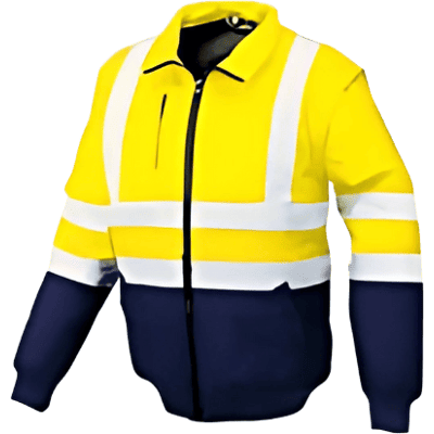 Casaco C/ Mangas Removíveis Laranja / Azul Industrial Starter 04716048 XL Casaco C/ Mangas Removíveis Laranja / Azul Industrial Starter 04716048 XL