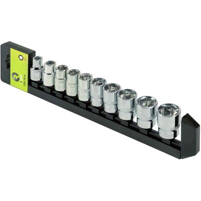 Conjunto de 10 peças de roquete de 1/2" Irimo 129-10-4 Conjunto de 10 peças de roquete de 1/2" Irimo 129-10-4