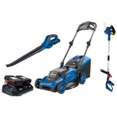 Kit Combo 3 Máquinas Jardim 18V Hyundai HYLM38-40V-PACK Kit Combo 3 Máquinas Jardim 18V Hyundai HYLM38-40V-PACK